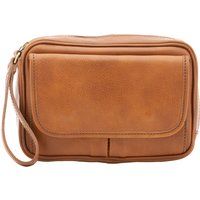 Leder Clutch Tasche mit Reißverschluss
