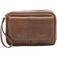 Leder Clutch Tasche mit Reißverschluss