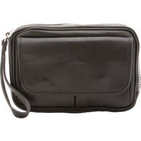 Leder Clutch Tasche mit Reißverschluss
