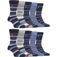 Herren 10er-Set Bunte Bambussocken