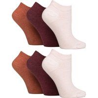 6er-Pack Diabetes-Trainer-Socken für Damen | Extra breite Knöchelsocken