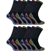 12 Paare Unisex Weiche Atmungsaktive Bambus Arbeitssocken