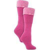 Damen 2er Pack Wellington Weiche Gebürstete Innensocken