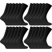 24 Paar Multipack Herren Ultimate Comfort Socken aus 100% Baumwolle