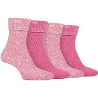 Damen 4er-Pack Superweiche Wanderschuh-Socken | Outdoorsocken für Wanderungen