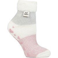 Damen Gestreifte Flauschige Lounge Socken
