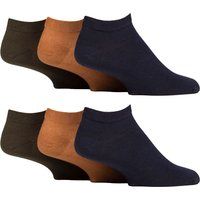 6er-Pack Herren Diabetiker Trainer Socken | Gepolsterte Füße breite Knöchelsocken