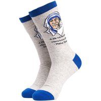 Mutter Teresa Socken | Socken mit Baumwoll-Novelties-Design