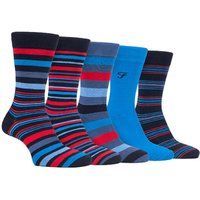 Herren Bambus-Mischsocken mit Streifen
