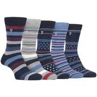 Herren Socken Set aus Bambusmischung mit Streifen