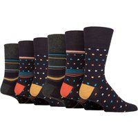 Herren Socken mit Muster Baumwollmischung 6er-Pack