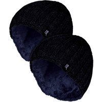 Herren Chunky Soft Winter Rippenmütze - 2er Pack