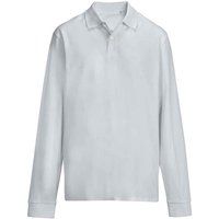 Langärmliges Piqué-Poloshirt