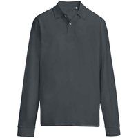 Langärmliges Piqué-Poloshirt