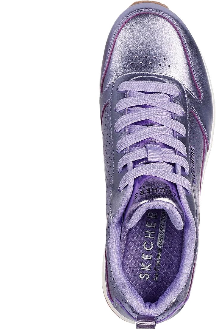Metallic Sneaker in Leder-Optik