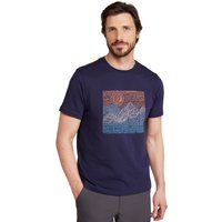 Bio-Baumwoll-T-Shirt mit Bergprint