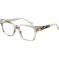 Rechteckige Brille mit Marmoreffekt
