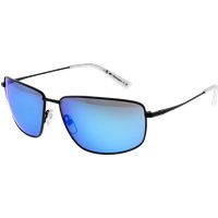 Rechteckige Sonnenbrille mit verspiegelten Gläsern