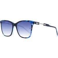 Blaue gemusterte quadratische Sonnenbrille