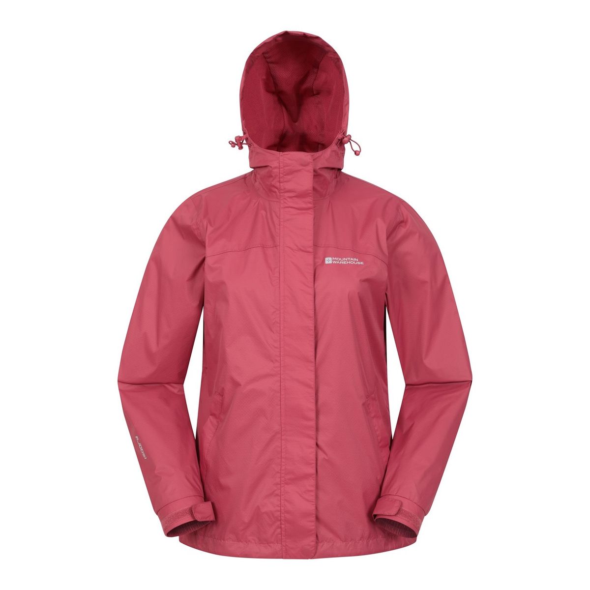 Leichte wasserdichte Damenjacke mit Kapuze