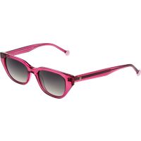 Pinkfarbene Gradient Sonnenbrille im Butterfly-Stil