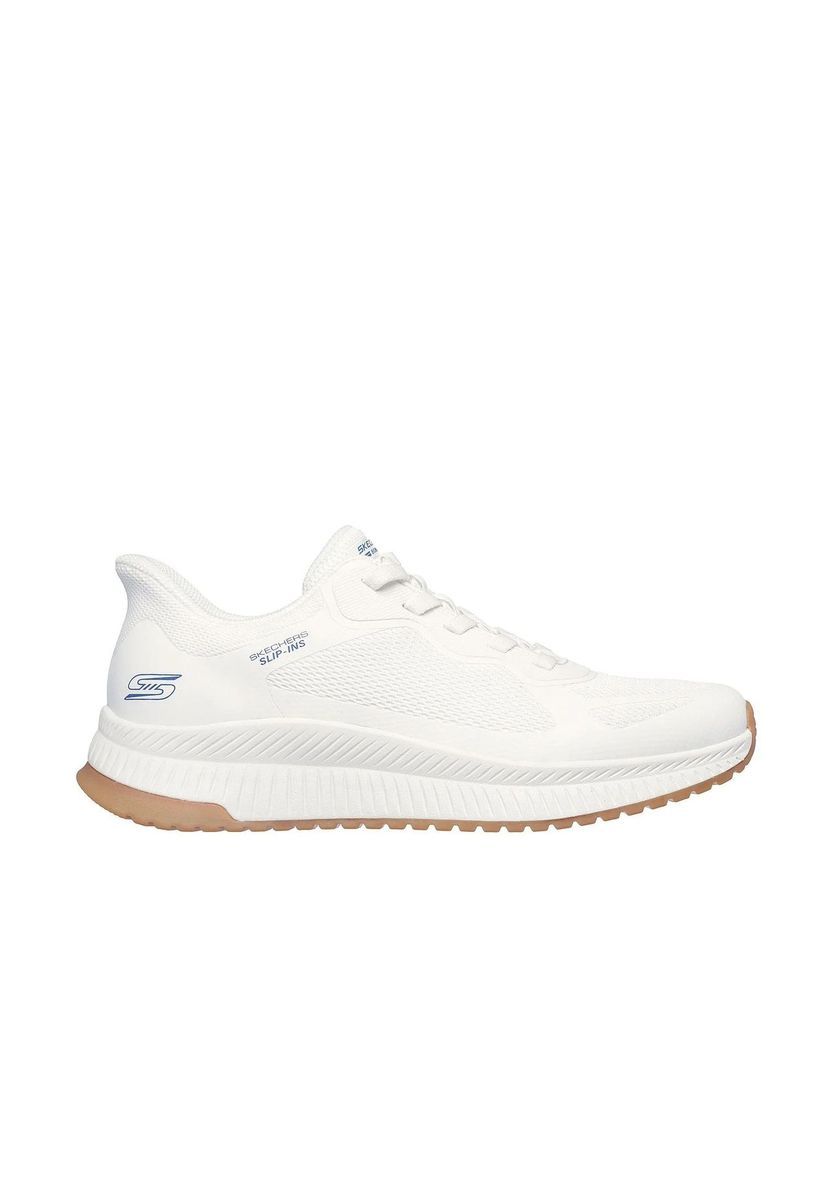 Herren Weißer Slip-On Laufschuh