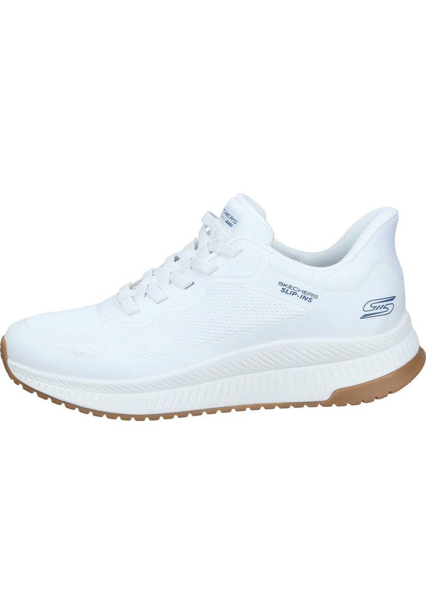 Herren Weißer Slip-On Laufschuh