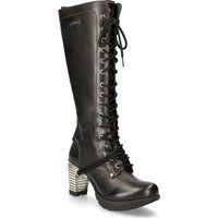 Gothic Schnürstiefel für Damen, kniehoch