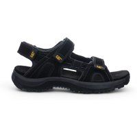 Herren-Trekkingsandalen aus schwarzem Leder