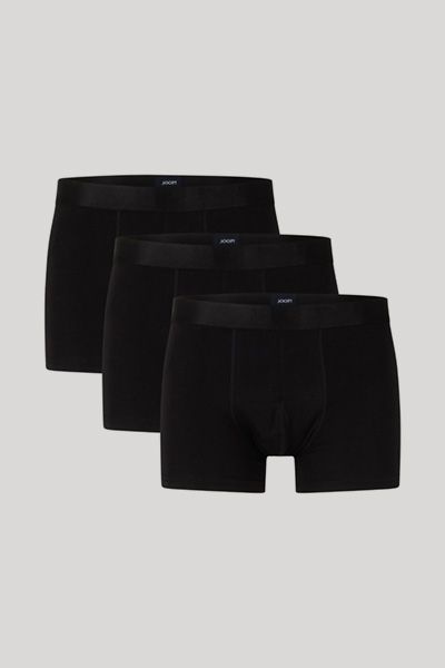 Joop! Cotton-Stretch Schwarze Boxershorts 3er-Pack Bequeme Passform