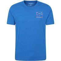 Herren T-Shirt mit Grafikprint und Rundhalsausschnitt