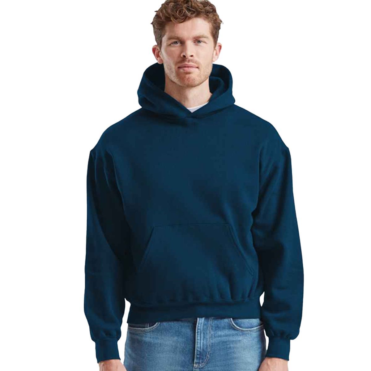 Fruit of the Loom - "Supercotton" Kapuzenpullover für Herren (Bergblau)
