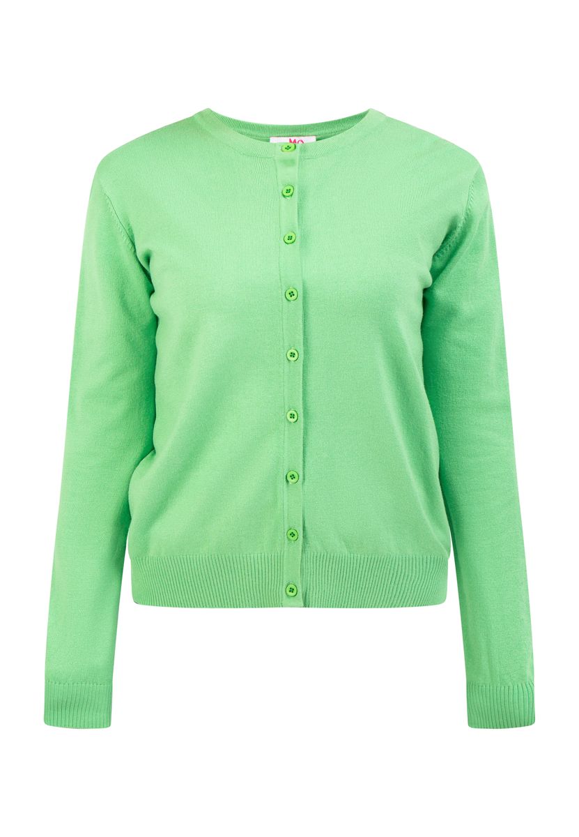 Mymo Strickjacke Damen hellgrün