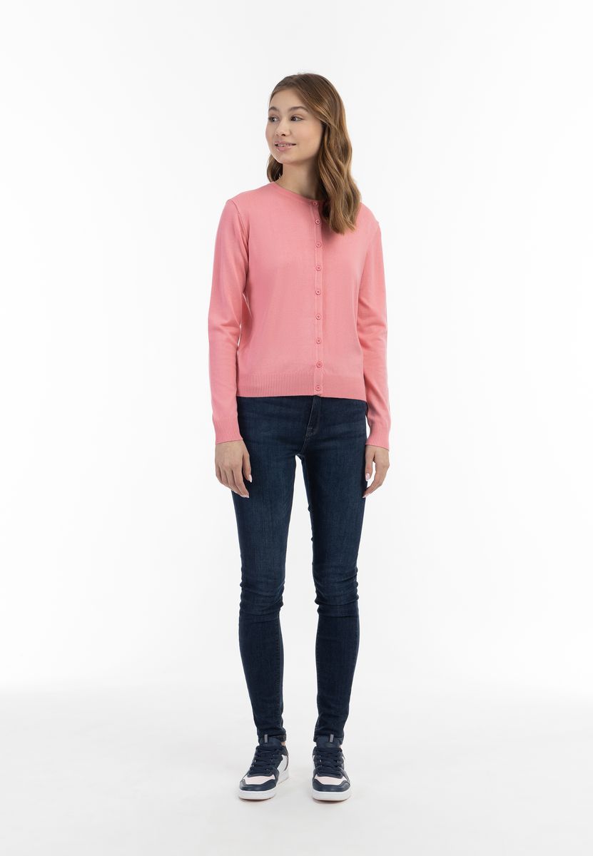 Klassischer Cardigan mit Rundhalsausschnitt
