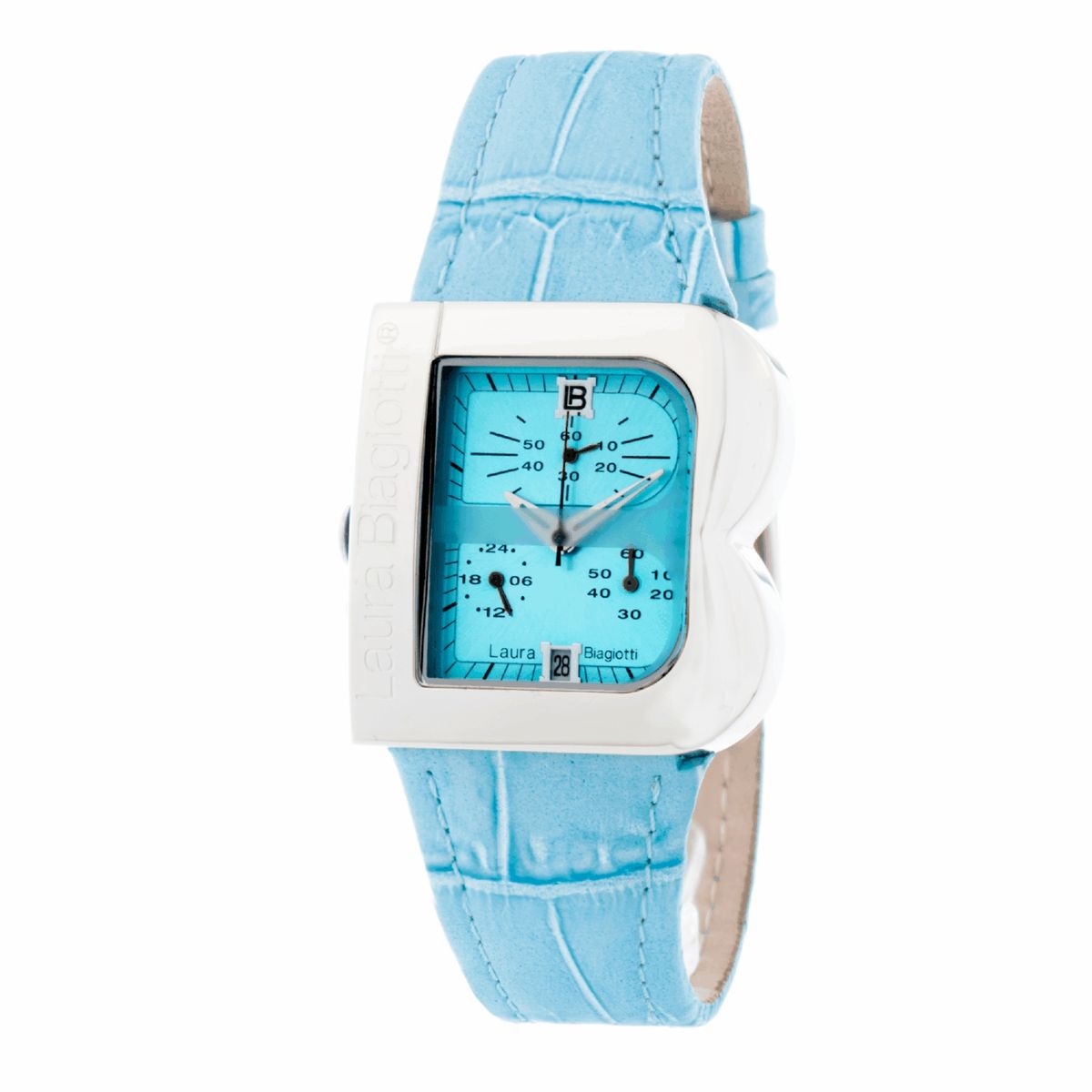 Laura Biagiotti silberne Damen Quarz Uhr