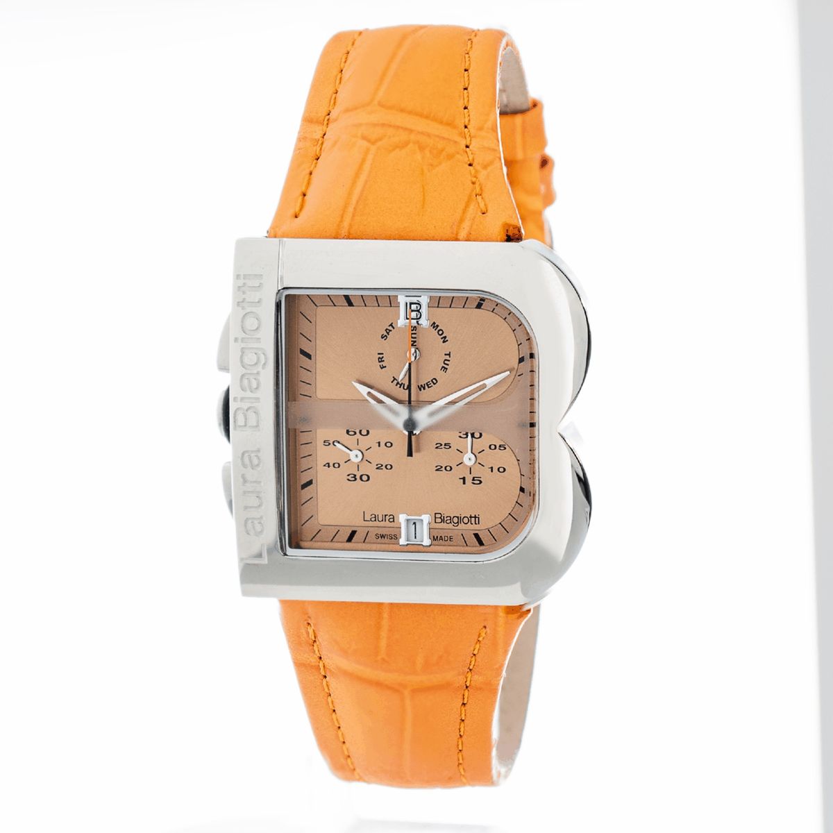 Laura Biagiotti silberne Damen Quarz Uhr