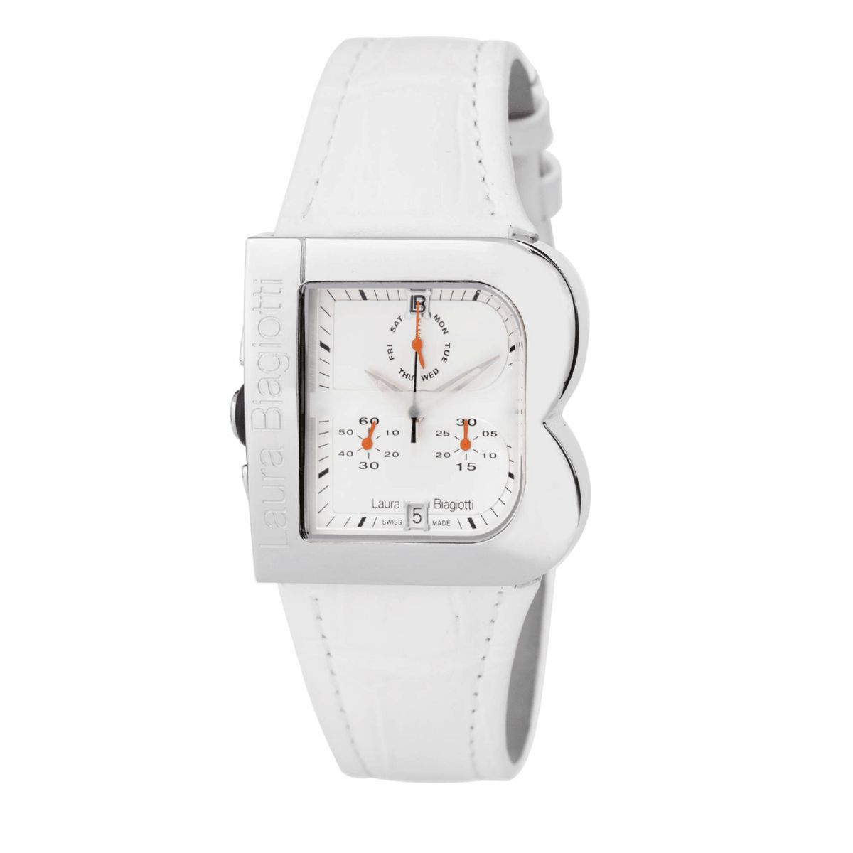 Laura Biagiotti silberne Damen Quarz Uhr
