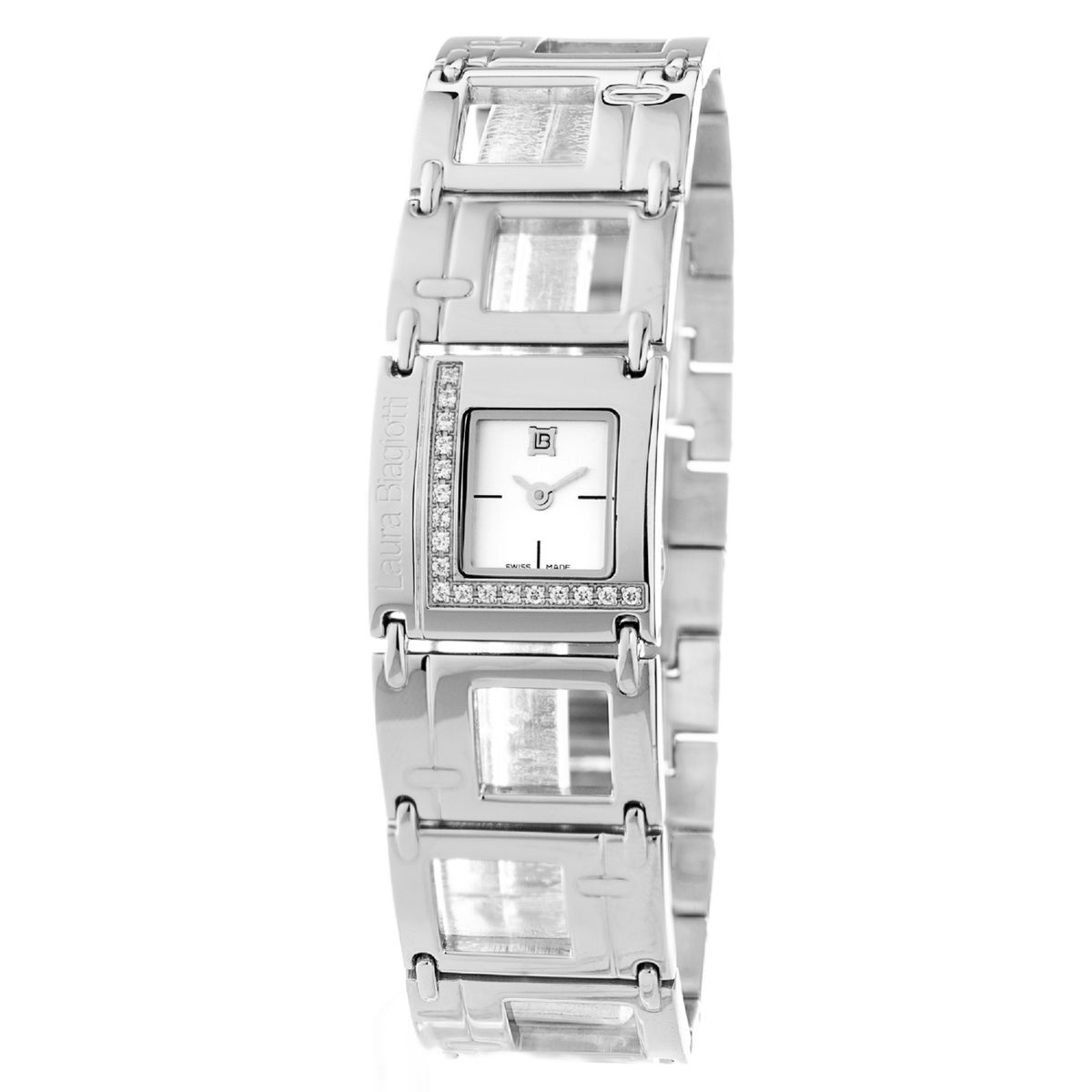 Laura Biagiotti silberne Damen Quarz Uhr