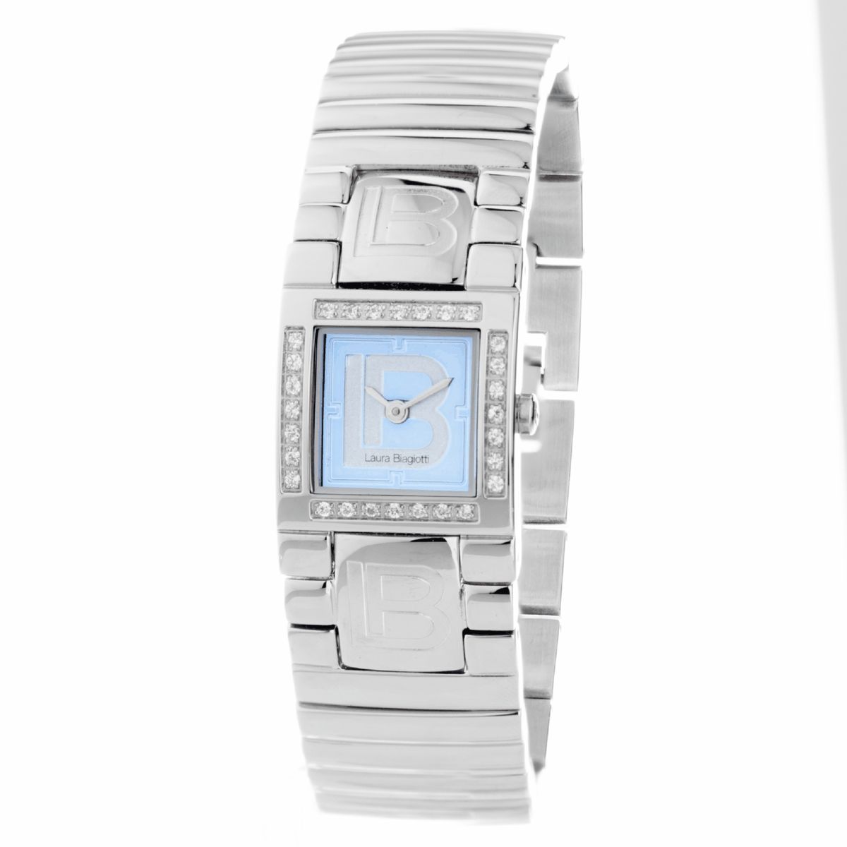 Laura Biagiotti silberne Damen Quarz Uhr