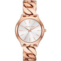 Roségoldene Edelstahl-Chronographenuhr