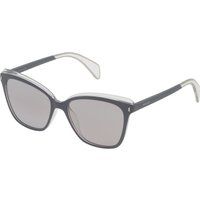 Cat-Eye Sonnenbrille mit transparentem Detail