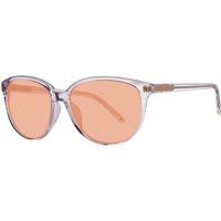 Cat-Eye Sonnenbrille mit klarem Rahmen