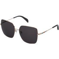 Quadratische Metall Sonnenbrille mit Schmuckdetail