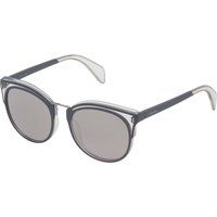Runde Sonnenbrille mit transparenten Details