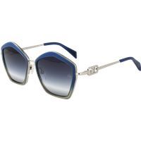 Geometrische Damen Sonnenbrille mit Vollrand