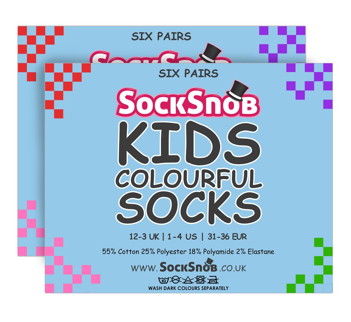 Gerippte Crew-Socken aus Baumwollmischung