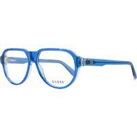 Blaue Pilotenbrille mit Acetatrahmen
