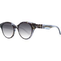 Runde Sonnenbrille mit Schildpattmuster