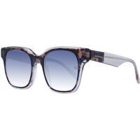 Gemusterte Sonnenbrille mit quadratischem Rahmen