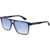 Rechteckige Vollrand-Sonnenbrille aus Acetat
